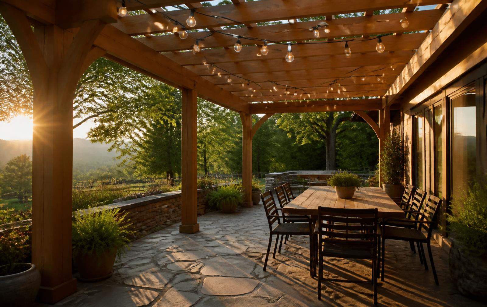 Pergola project estimated with DIY-Blueprint-Pro